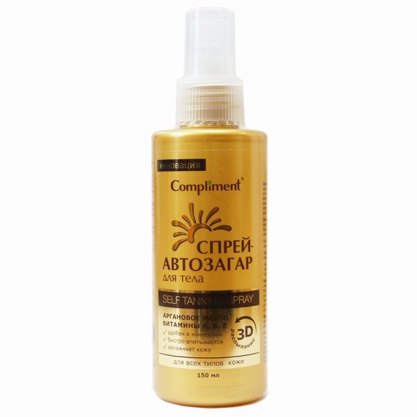 Self-tanning spray Compliment for the body for all skin types 150 ml
